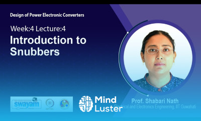 Lec 30 Introduction to Snubbers