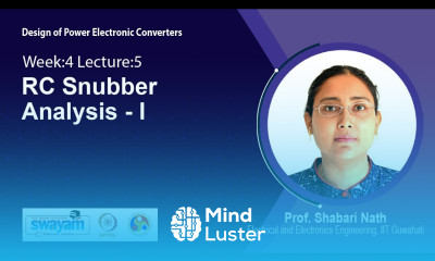 Lec 31 RC Snubber Analysis I