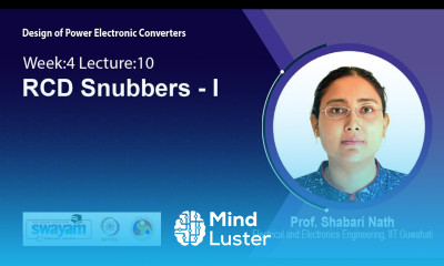 Lec 36 RCD Snubbers I