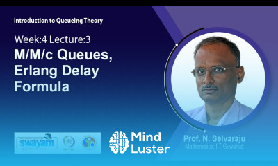 Lec 15 M M c Queues Erlang Delay Formula