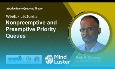 Lec 25 Nonpreemptive and Preemptive Priority Queues