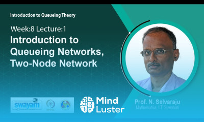 Lec 28 Introduction to Queueing Networks Two Node Network