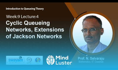Lec 35 Cyclic Queueing Networks Extensions of Jackson Networks