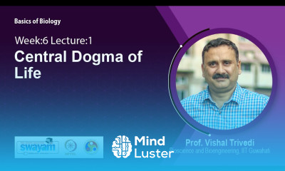 Lec 24 Central Dogma of Life