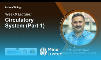 Lec 39 Circulatory System Part 1