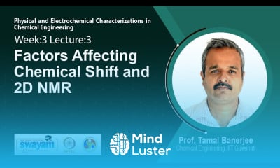 Lec 9 Factors Affecting Chemical Shift and 2D NMR​
