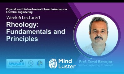 Lec 17 Rheology Fundamentals and Principles​