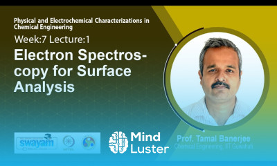 Lec 20 Electron Spectroscopy for Surface Analysis​