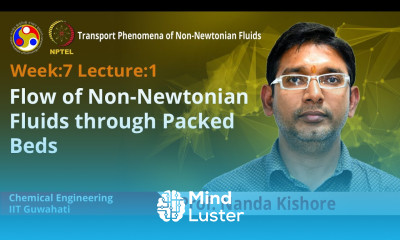 Lec 22 Flow of Non Newtonian Fluids through Packed Beds