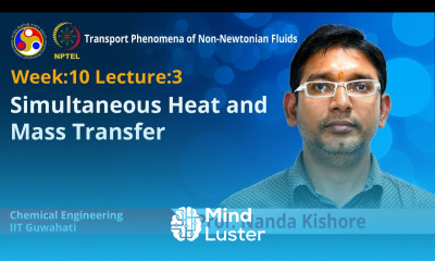 Lec 33 Simultaneous Heat and Mass Transfer