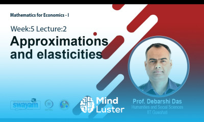 Lec 13 Approximations and elasticities