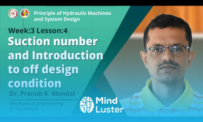 Lec 15 Suction number and Introduction to off design condition