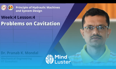 Lec 19 Problems on Cavitation