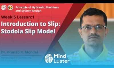 Lec 20 Introduction to Slip Stodola Slip Model