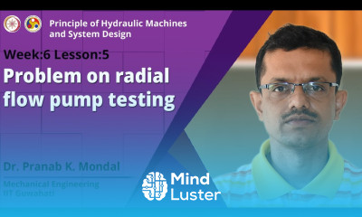Lec 29 Problem on radial flow pump testing