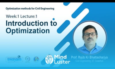 Learn Lec 1 Introduction to Optimization - Mind Luster