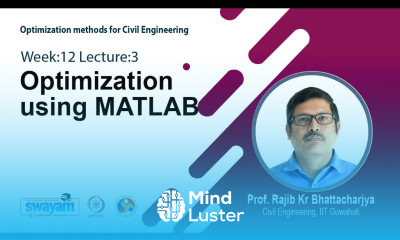 Lec 35 Optimization using MATLAB