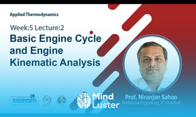 Lec 23 Basic Engine Cycle and Engine Kinematic Analysis
