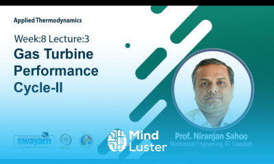 Lec 33 Gas Turbine Performance Cycle II