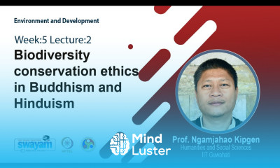 Lec 13 Biodiversity conservation ethics in Buddhism and Hinduism