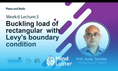 Lec 19 Buckling load of rectangular with Levy s boundary condition