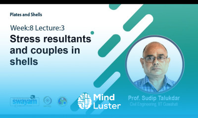 Lec 24 Stress resultants and couples in shells