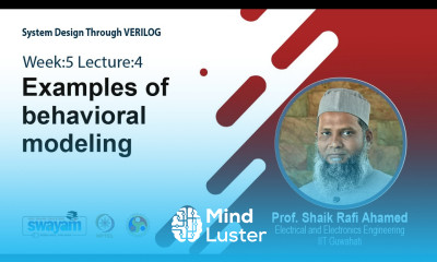 Lec 17 Examples of behavioral modeling