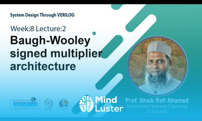 Lec 26 Baugh Wooley signed multiplier architecture