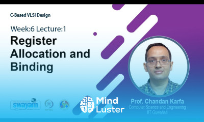 Lec 20 Register Allocation and Binding