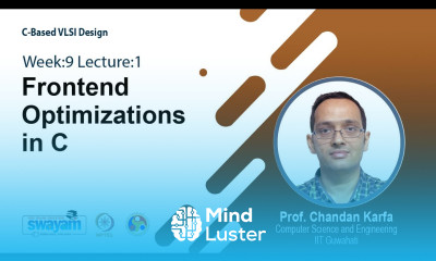 Lec 29 Frontend Optimizations in C