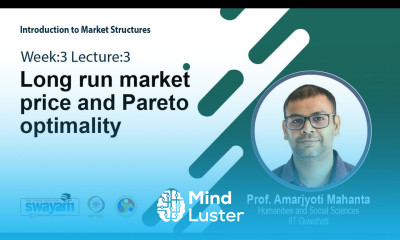 Lec 11 Long run market price and Pareto optimality