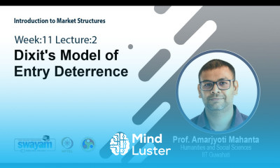 Lec 39 Dixit s Model of Entry Deterrence