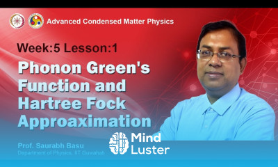 Phonon Green s function Hartree Fock approaximation Dyson s equation