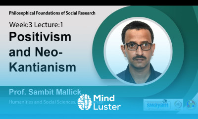 Lec 6 Positivism and Neo Kantianism