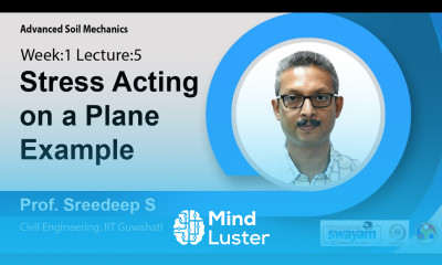 Lec 5 Stress acting on a plane example