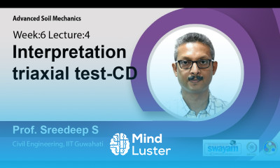 Lec 30 Interpretation triaxial test CD