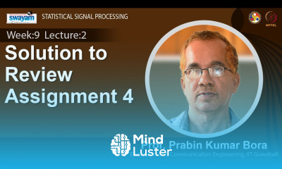 Lec 28 Solution to Review Assignment 4