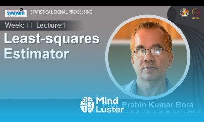 Lec 33 Least squares Estimator