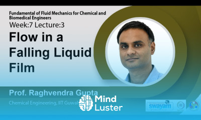 Lec 26 Flow in a Falling Liquid Film