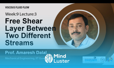 Lec 35 Free Shear Layer Between Two Different Streams