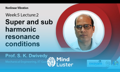 Lec 14 Super and sub harmonic resonance conditions