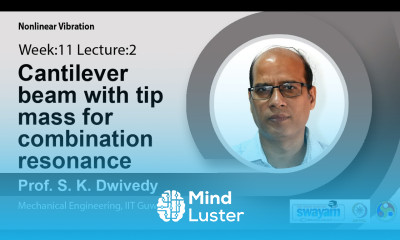 Lec 32 Cantilever beam with tip mass for combination resonance