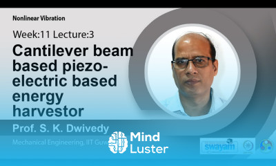 Lec 33 Cantilever beam based piezoelectric based energy harvestor