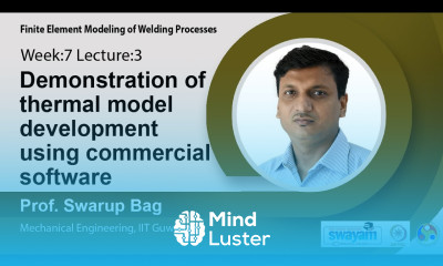 Lec 24 Demonstration of thermal model development using commercial software