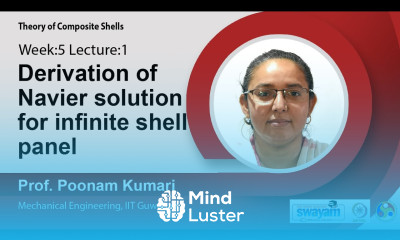 Lec 14 Derivation of Navier solution for infinite shell panel