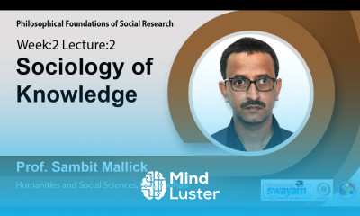 Lec 4 Sociology of Knowledge