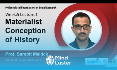 Lec 11 Materialist Conception of History