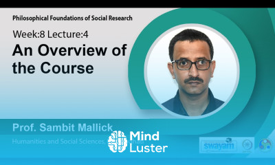 Lec 23 An Overview of the Course