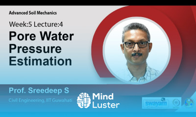 Lec 26 Pore water pressure estimation