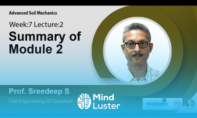 Lec 32 Summary of Module 2